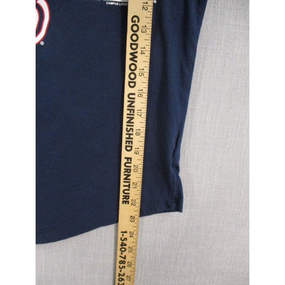 Washington Nationals Womens 3/4 Sleeve‎ Top M By Campus Lifestyle 100% Cotton - Picture 5 of 8